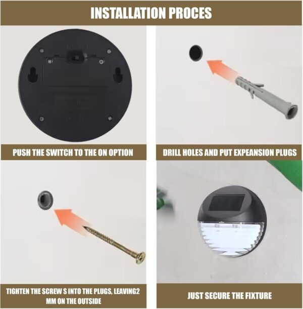 How to Install Solar Fence Wall Lights – Step-by-Step with Screws and Plugs