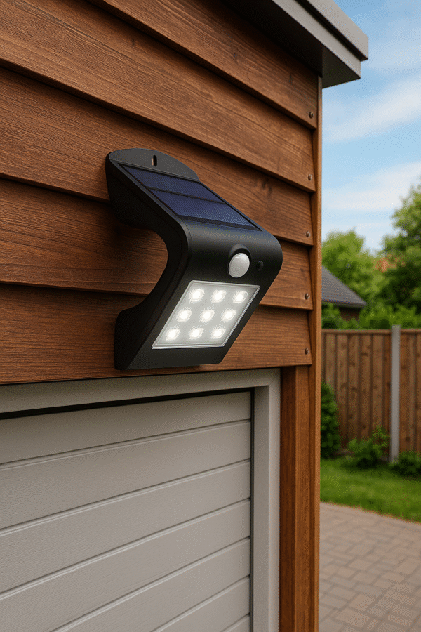 Solar Flood Light with PIR Motion Sensor – 12 LED Outdoor Security Wall Light - Image 5